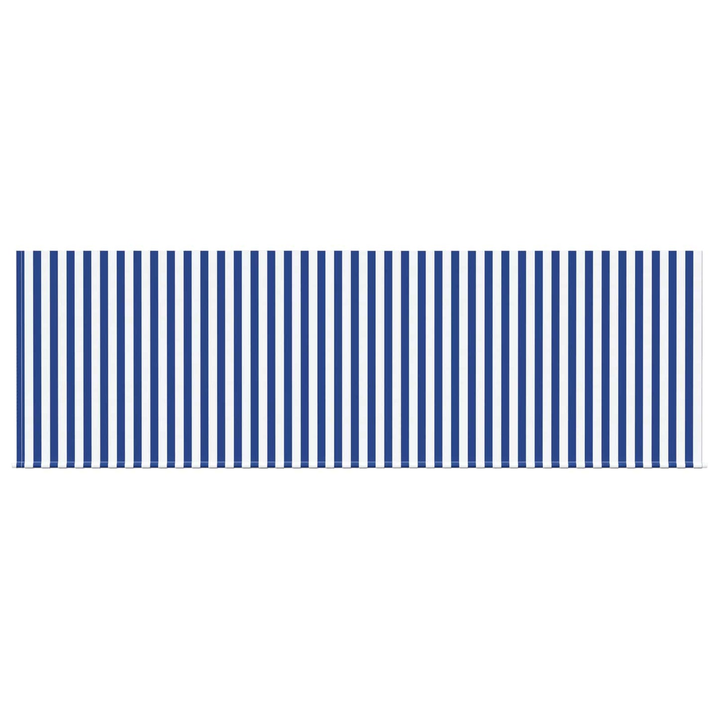 Retractable Awning Retractable Striped Blue 350 x 200 cm Fabric