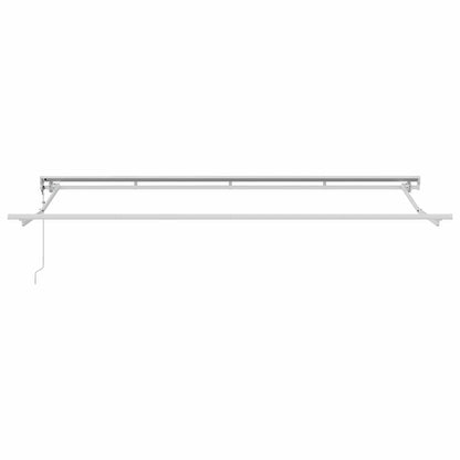 Retractable Awning Cream 350 x 200 cm Polyester and Aluminium