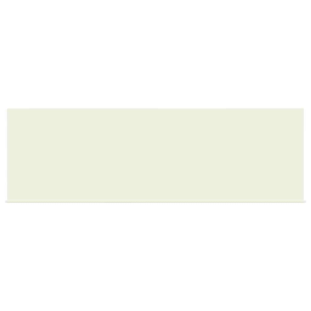 Retractable Awning Cream 350 x 200 cm Polyester and Aluminium