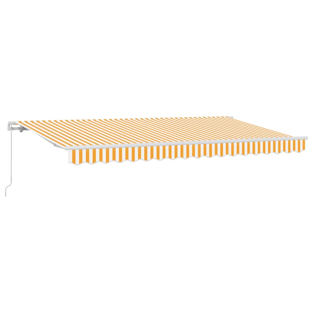 Retractable Awning Manual Yellow 350 x 200 cm Fabric