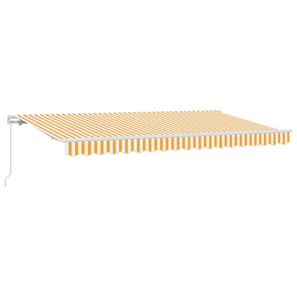 Retractable Awning Manual Yellow 350 x 200 cm Fabric