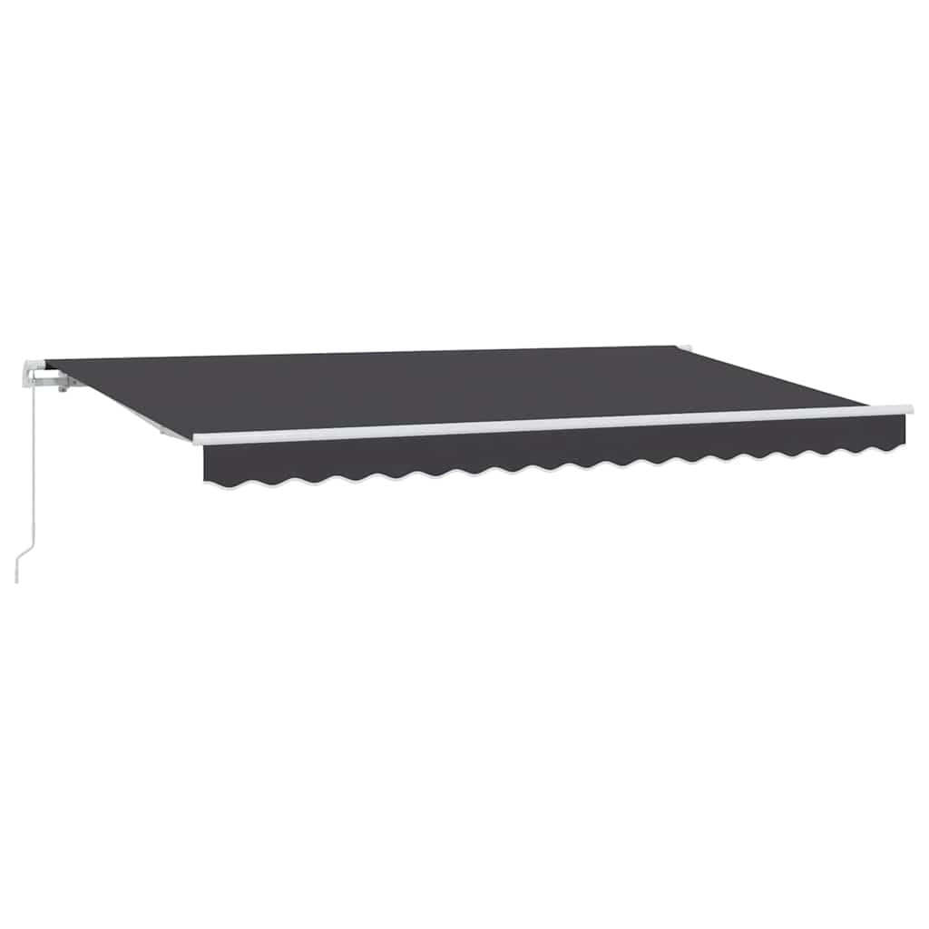 Retractable Awning Anthracite 350 x 200 cm Fabric