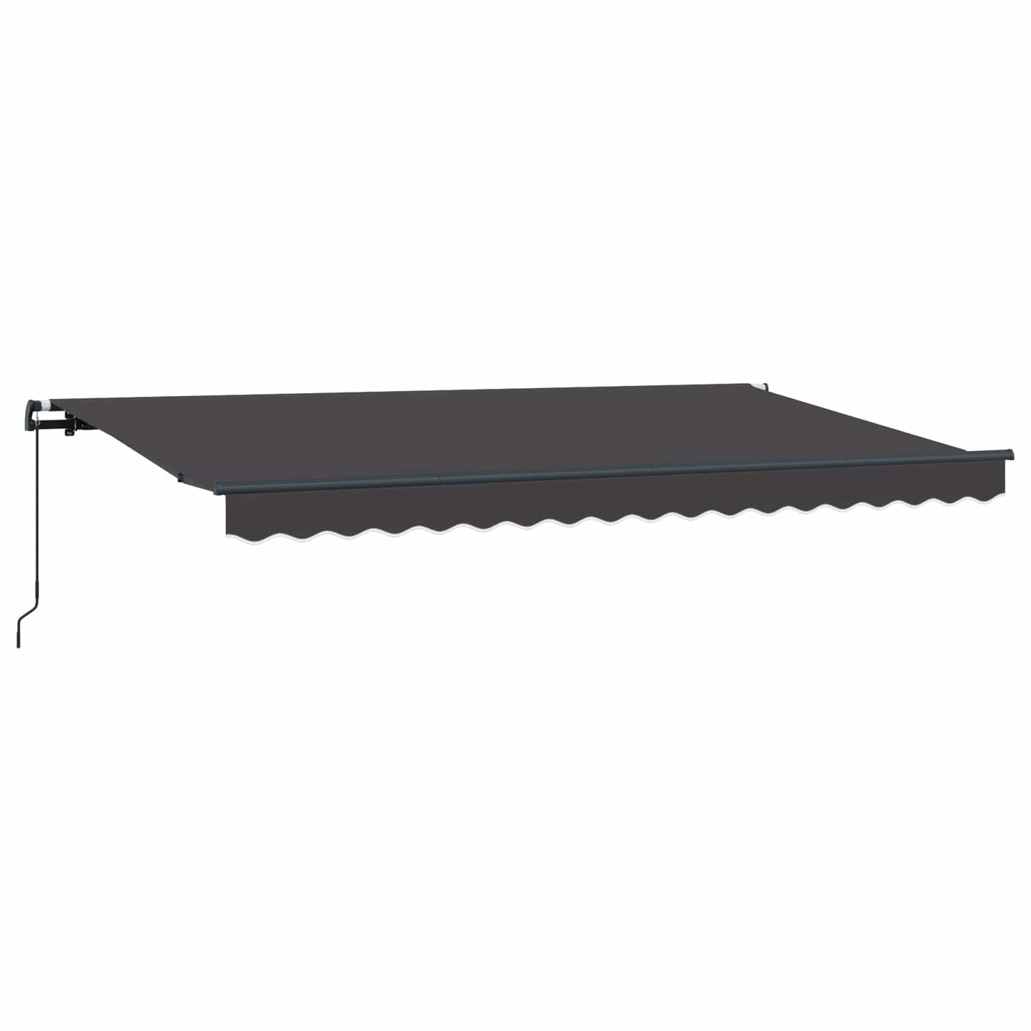 Retractable Awning Manual Anthracite 350 x 200 cm Fabric