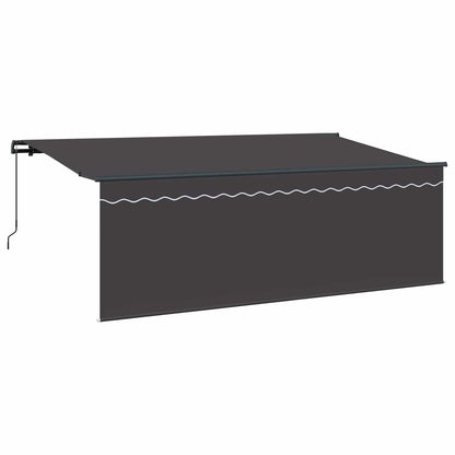 Retractable Awning Manual Anthracite 350 x 200 cm