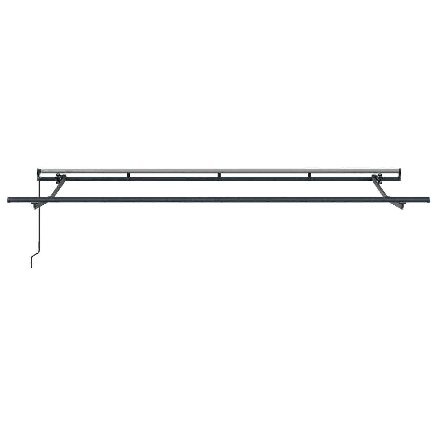 Retractable Awning Manual Anthracite 350 x 200 cm
