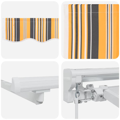 Awning Frame Yellow and Grey 350 x 200 cm