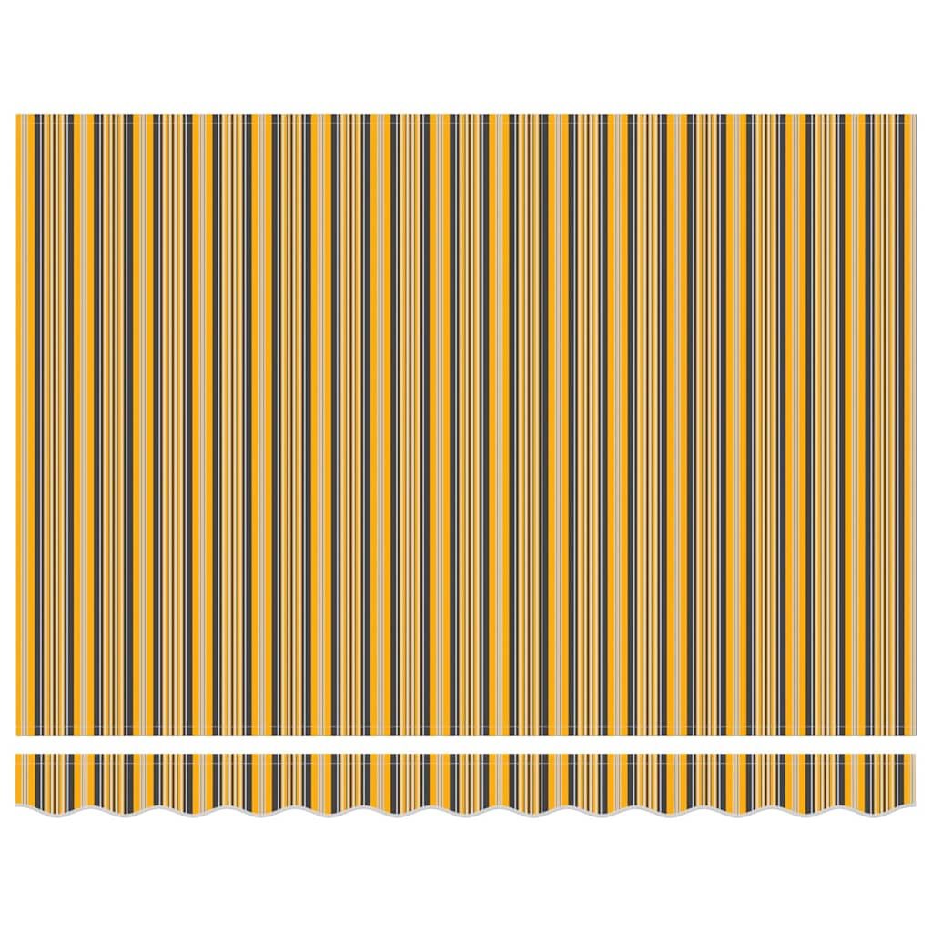 Retractable Awning Yellow 350 x 200 cm Fabric
