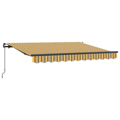 Retractable Awning Yellow 350 x 200 cm Fabric