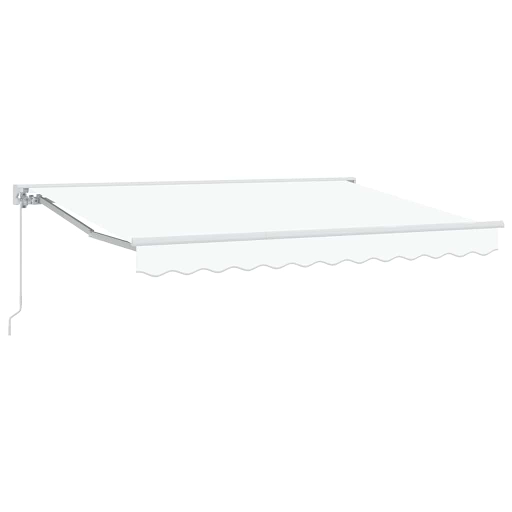 Awning Frame White 350 x 200 cm Polyester with PU coating