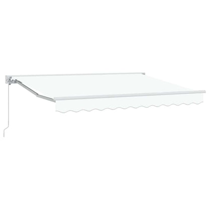 Awning Frame White 350 x 200 cm Polyester with PU coating