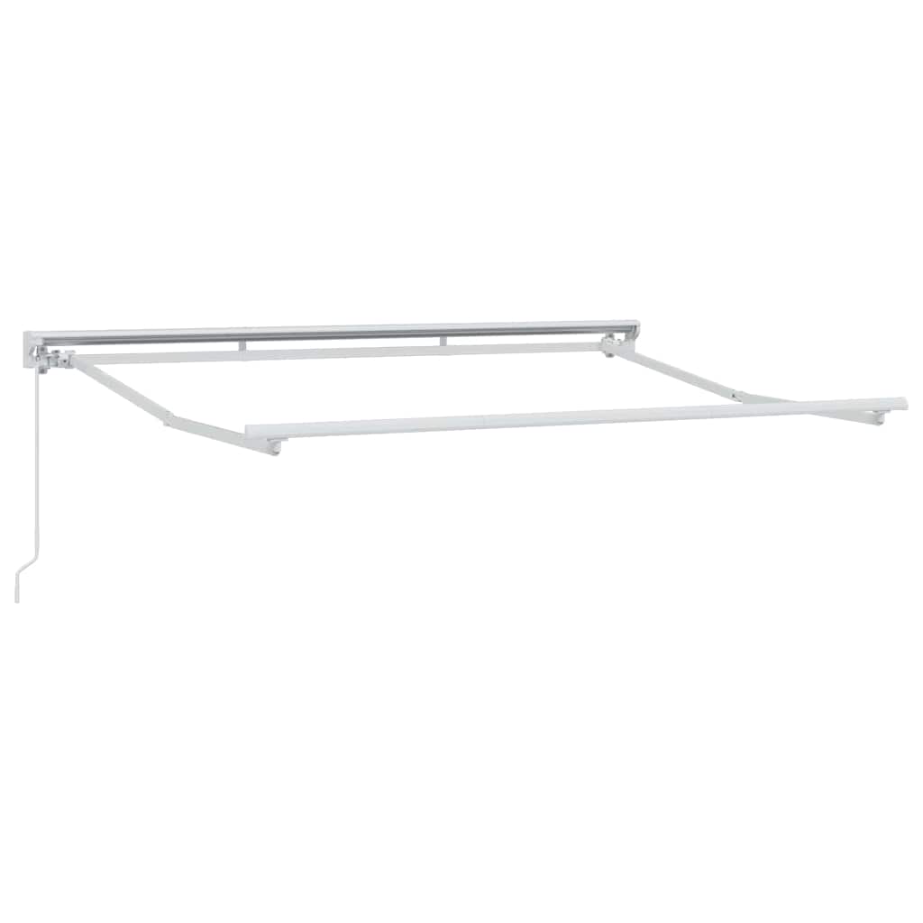 Awning Frame White 350 x 200 cm Polyester with PU coating