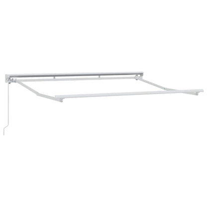 Awning Frame White 350 x 200 cm Polyester with PU coating