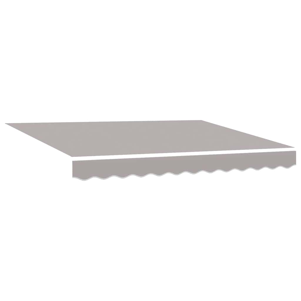 Awning Frame Light Grey 350 x 200 cm Polyester with PU coating