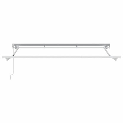Awning Frame Light Grey 350 x 200 cm Polyester with PU coating
