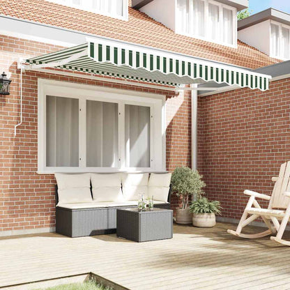 Awning Frame Green and White 350 x 200 cm