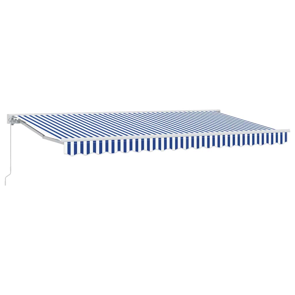 Awning Frame Blue and White 400 x 200 cm