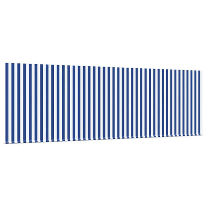 Retractable Awning Retractable Blue and White 400 x 200 cm