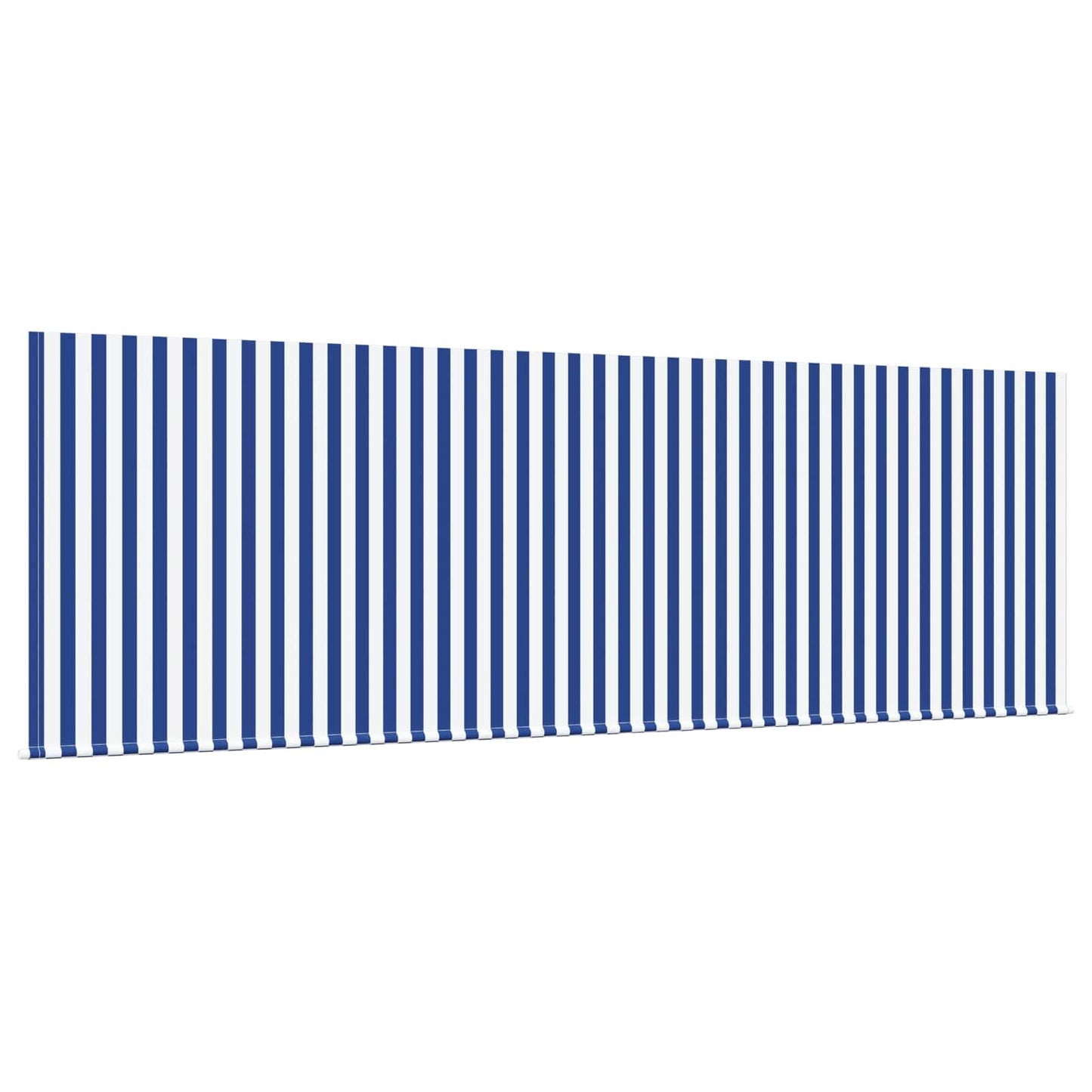 Retractable Awning Manual Blue and White 400 x 200 cm
