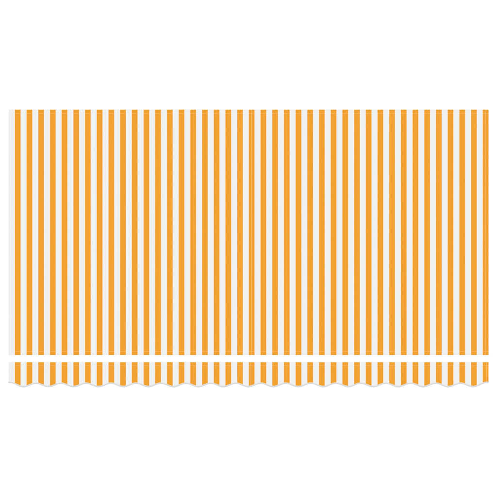 Awning Frame Yellow and White 400 x 200 cm