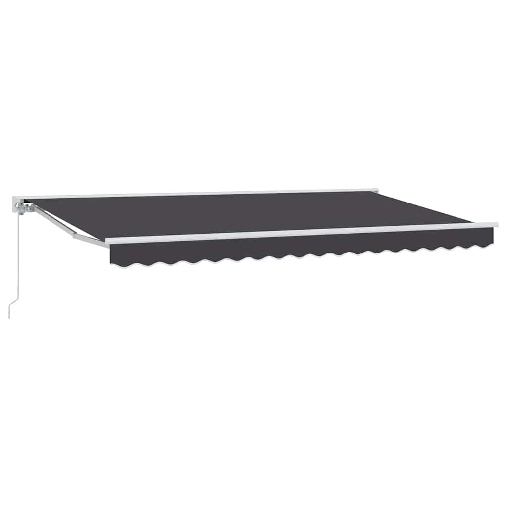 Awning Frame Anthracite 400 x 200 cm Polyester with PU coating