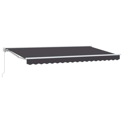 Awning Frame Anthracite 400 x 200 cm Polyester with PU coating