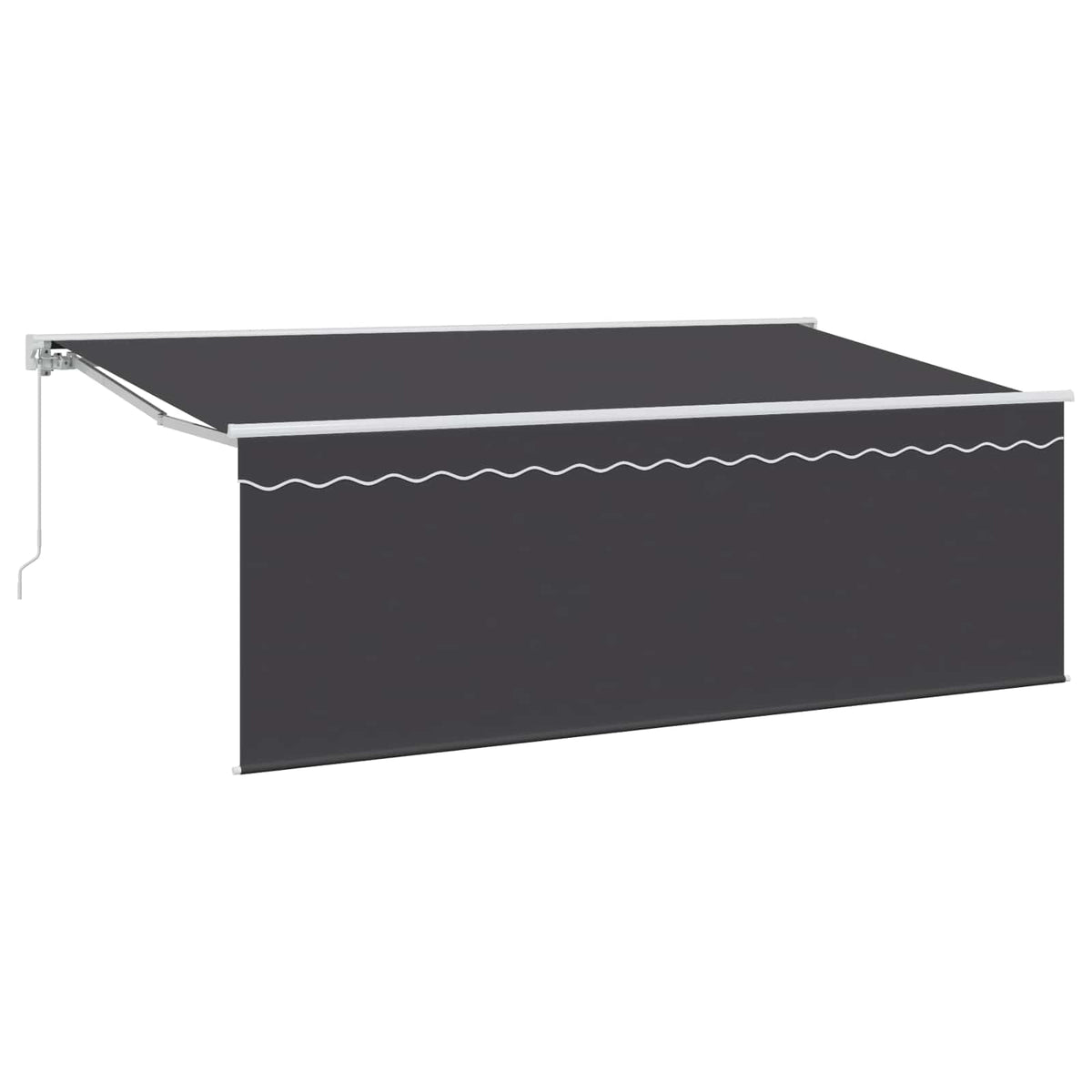 Manual Awning 4 x 2 m Anthracite 100% Polyester