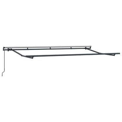 Retractable Awning Retractable Manual Anthracite 400 x 200 cm