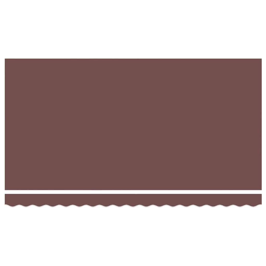 Retractable Awning Brown 400 x 200 cm Fabric
