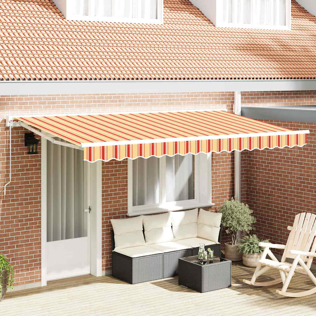 Retractable Awning Manual Multicolour 400 x 200 cm