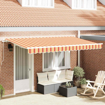 Retractable Awning Yellow 400 x 200 cm Fabric