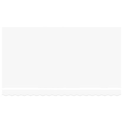 Retractable Awning Manual White 400 x 200 cm Fabric
