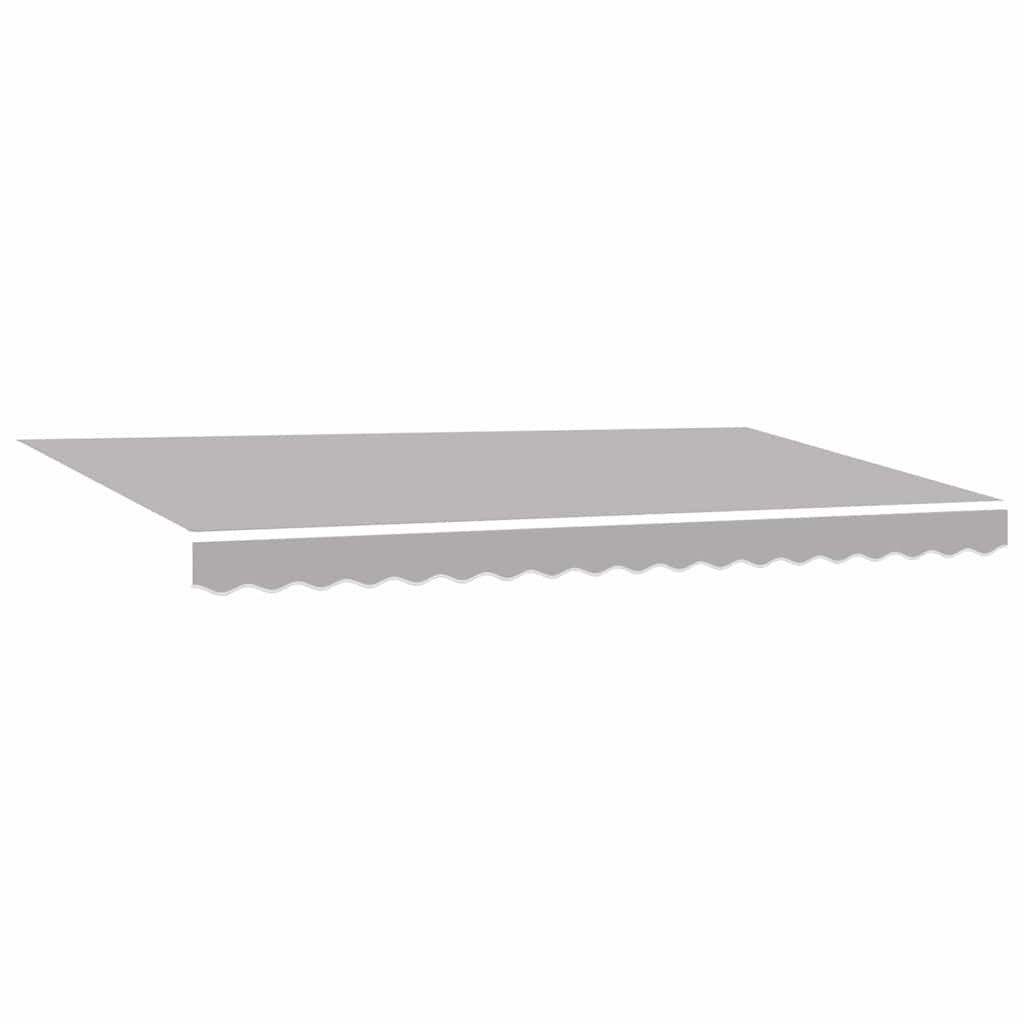 Awning Frame Light Grey 400 x 200 cm Polyester with PU coating