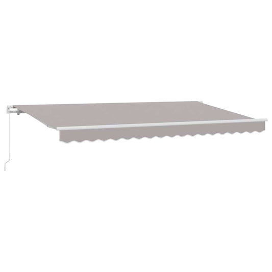 Retractable Awning Light Grey 400 x 200 cm Fabric