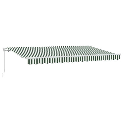 Retractable Awning Green 400 x 200 cm Fabric