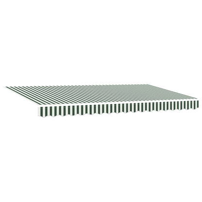 Retractable Awning Green 400 x 200 cm Fabric