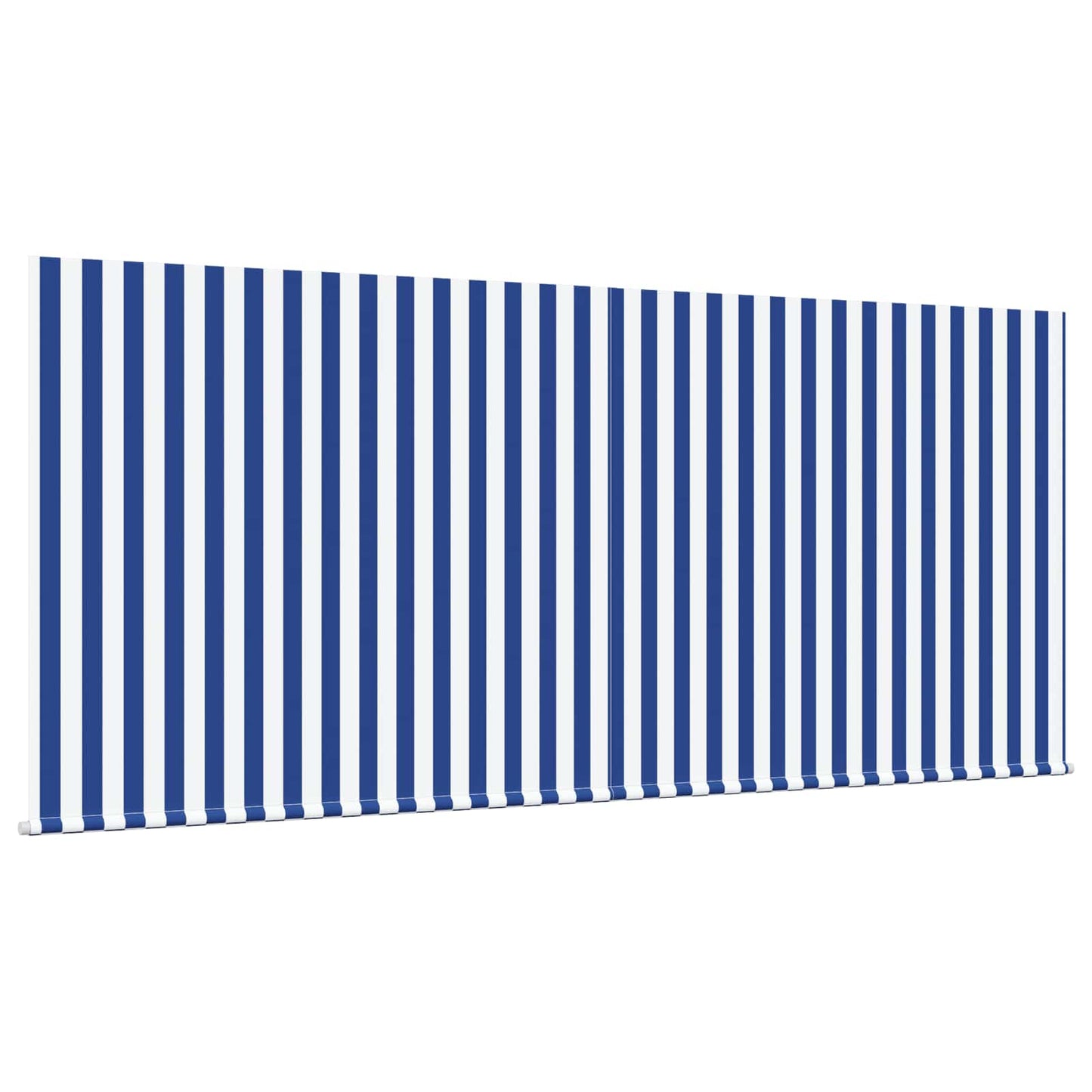 Retractable Awning Manual Blue and White 300 x 250 cm