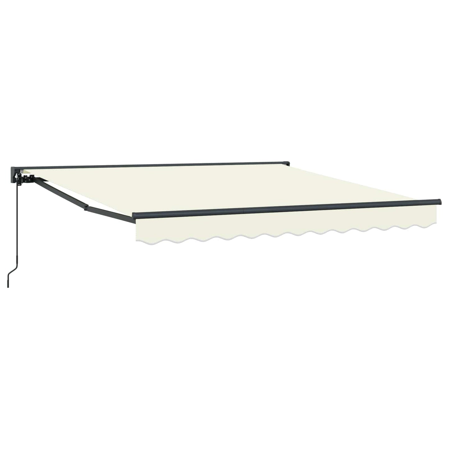 Retractable Awning Cream 300 x 250 cm Aluminium and Fabric
