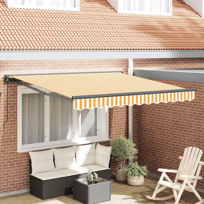 Awning Frame Yellow and White 300 x 250 cm