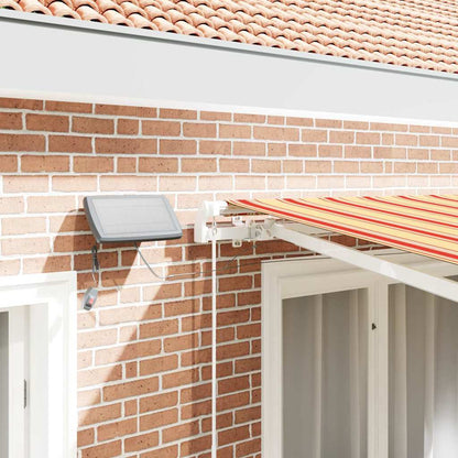 Retractable Awning Yellow and Orange 300 x 250 cm