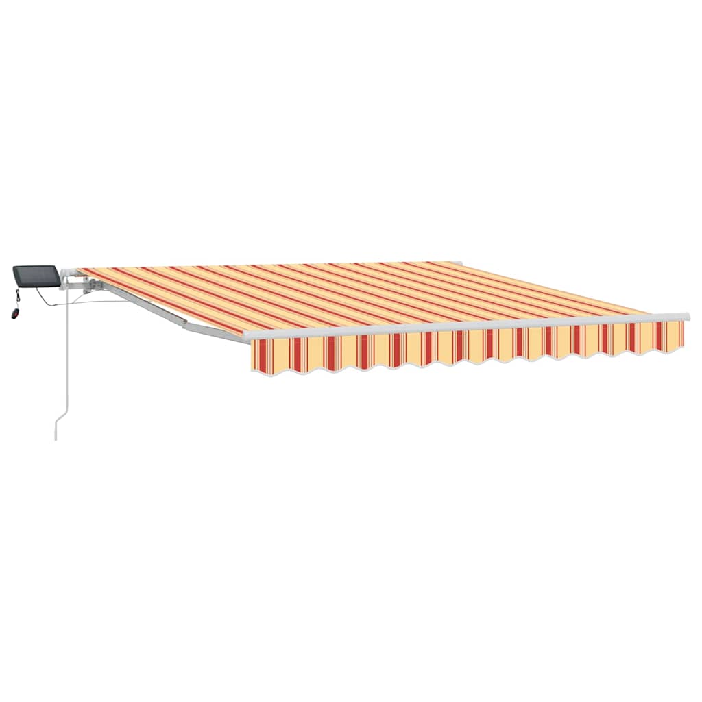 Retractable Awning Yellow and Orange 300 x 250 cm