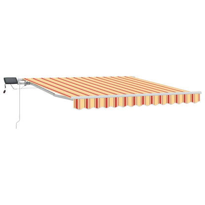 Retractable Awning Yellow and Orange 300 x 250 cm