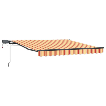 Retractable Awning Yellow and Orange 300 x 250 cm