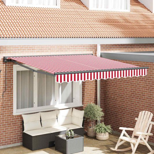 Awning Frame Red and White 300 x 250 cm