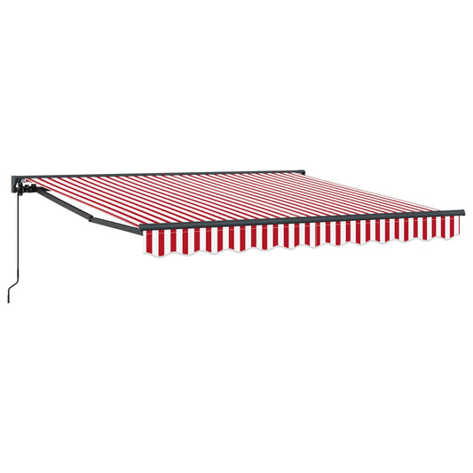Awning Frame Red and White 300 x 250 cm