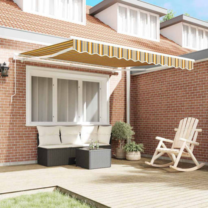 Awning Retractable Multicolour 300 x 250 x 165 cm Polyester