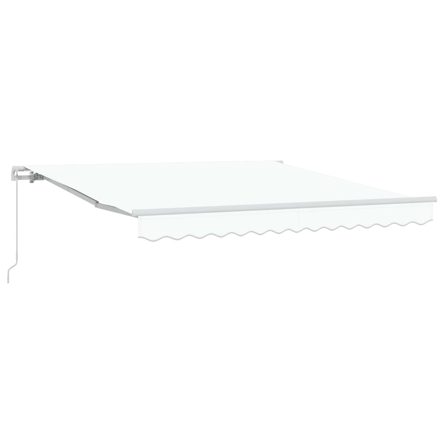 Awning Retractable Manual White 300 x 250 x 165 cm Polyester