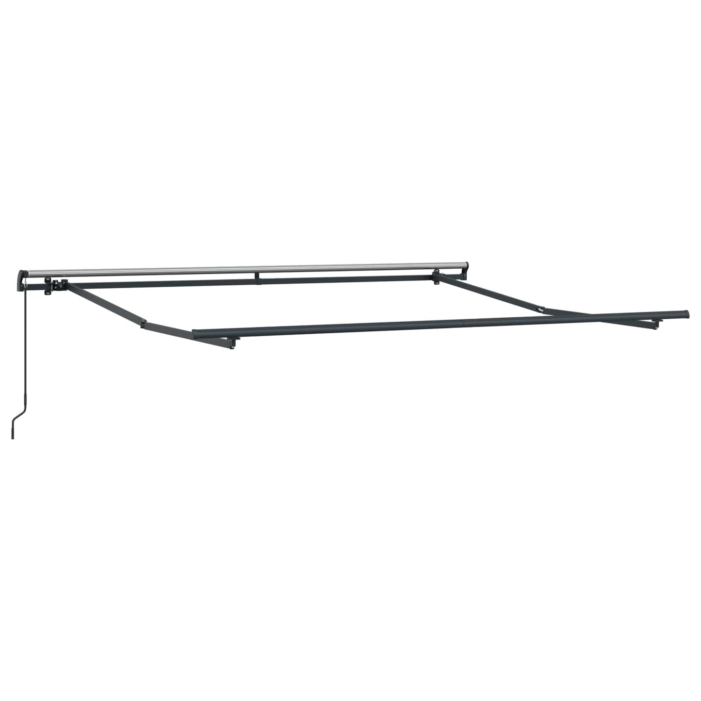 Retractable Awning White 300 x 250 cm Polyester and Steel