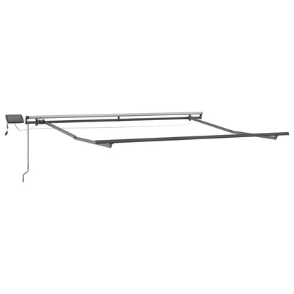 Retractable Awning Manual Green and yellow 300 x 250 cm Fabric