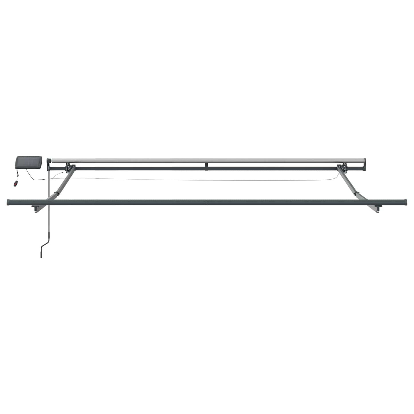 Retractable Awning Manual Green and yellow 300 x 250 cm Fabric