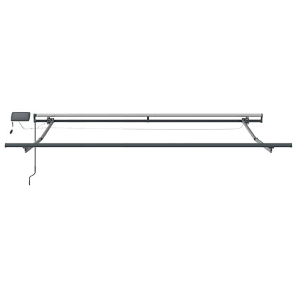 Retractable Awning Manual Green and yellow 300 x 250 cm Fabric